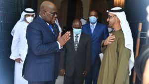 Félix Tshisekedi et Ben Zayed Al-Nahyane.