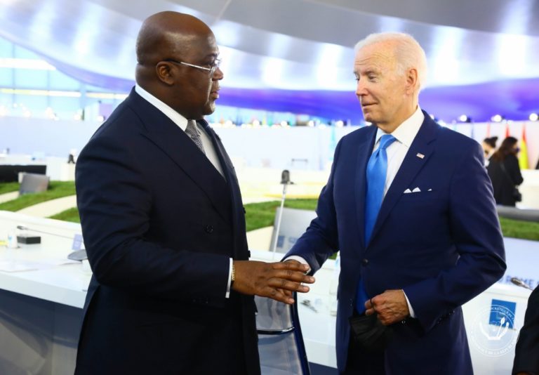 Félix Tshisekedi et Joe Biden