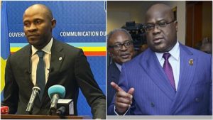 Patrick Muyaya et Félix Tshisekedi
