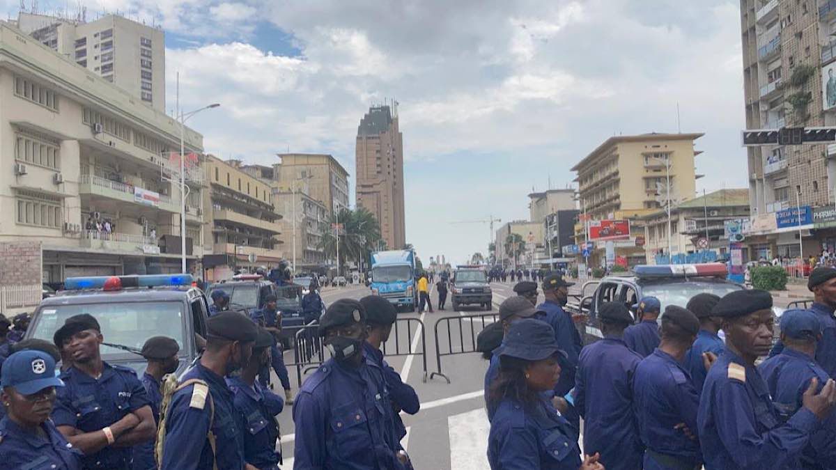 Sit-in bloc patriotique : un dispositif sécuritaire renforcé devant le siège de la Ceni