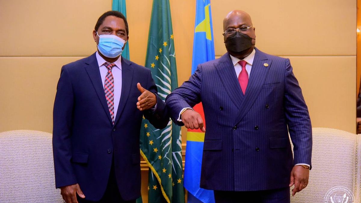 Félix Tshisekedi et Hakainde Hichilema