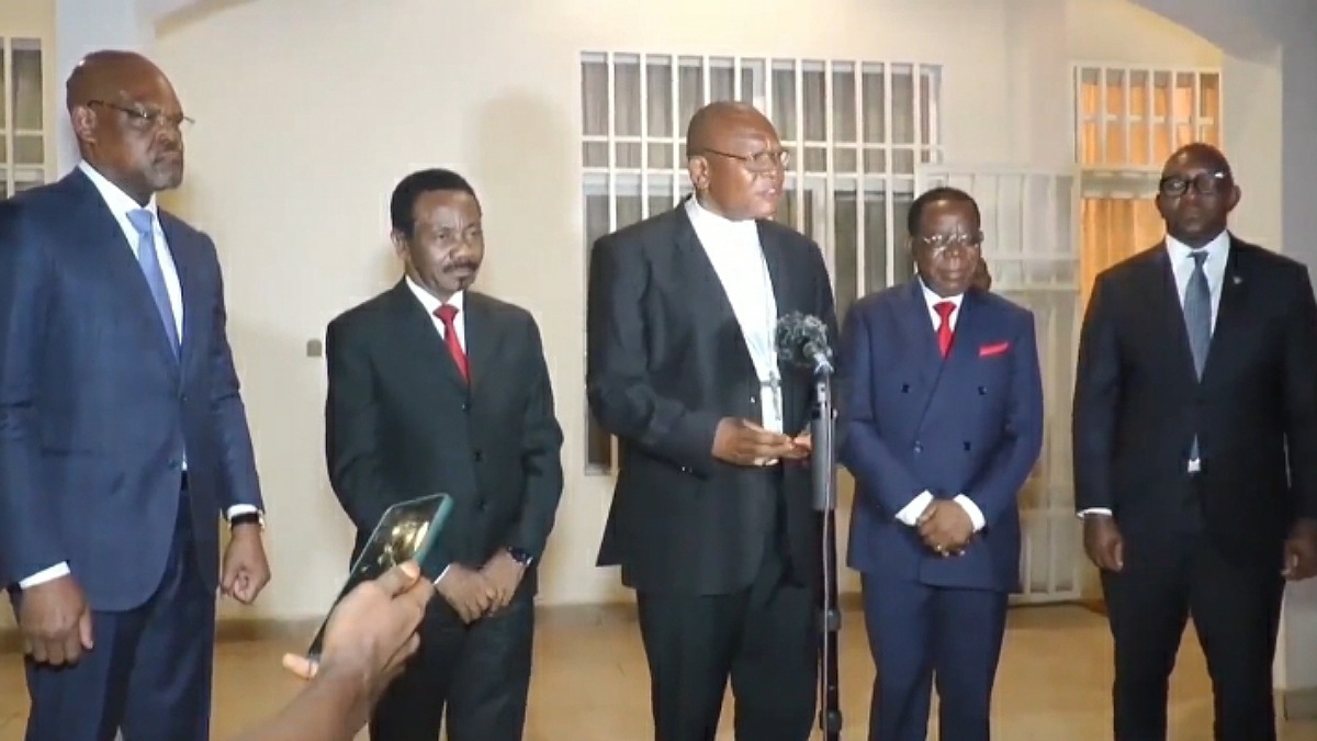 Sama Lukonde, François Beya, Modeste Bahati ,Christophe Mboso et Fridolin Ambongo.