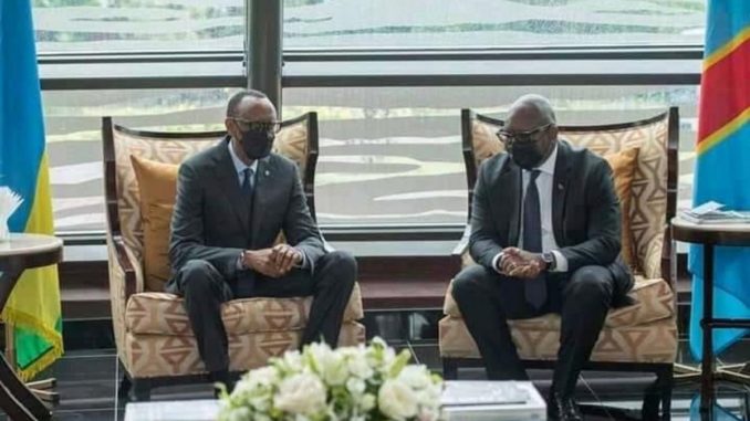 Paul Kagame et Sama Lukonde