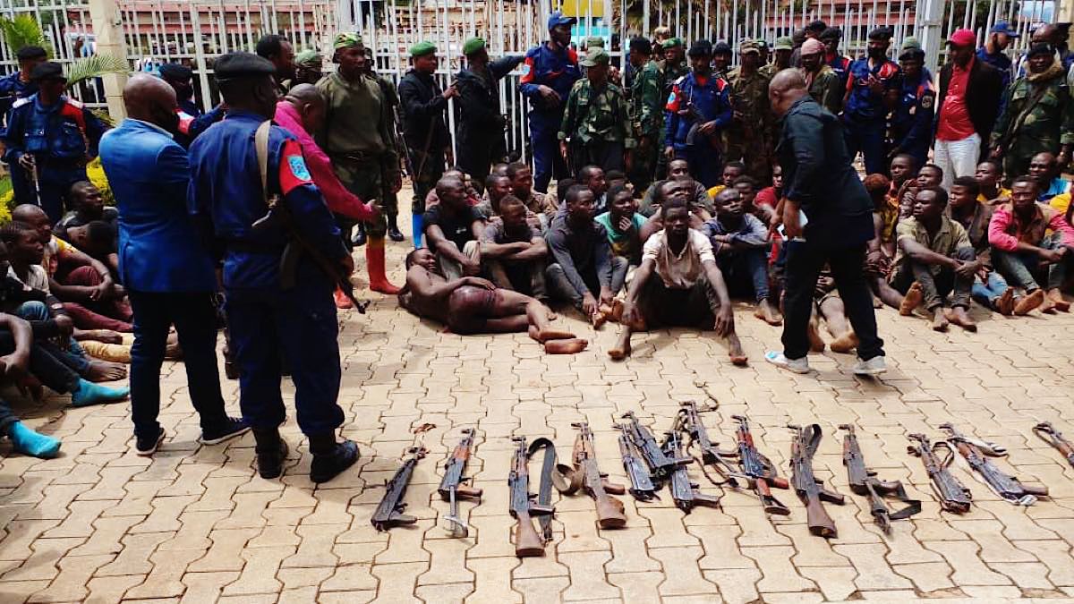 Attaque Bukavu : 36 rebelles capturés