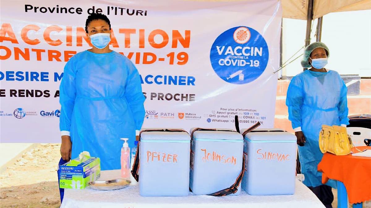 Bunia : Lancement de la campagne de vaccination contre la Covid-19