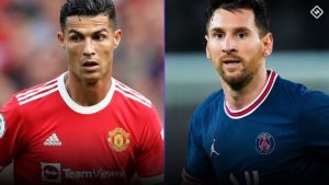 Christiano Ronaldo Lionnel Messi PSG Man United