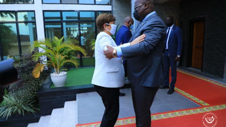 Kristalina Georgieva et Félix Tshisekedi