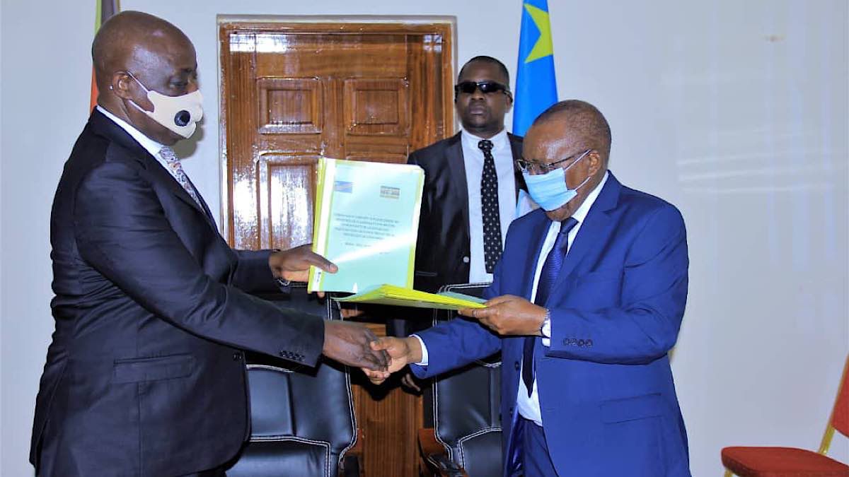 Gilbert Kabanda et Vincent Bamalagashi.