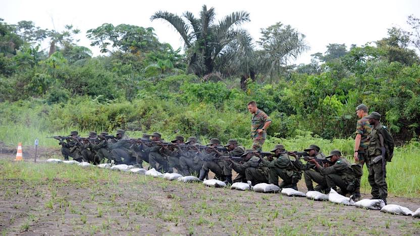militaire belge et militaire rd congolais