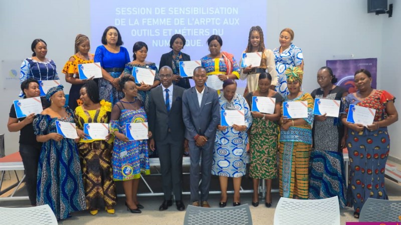 RDC : COFITECH  à travers son Programme « WOMEN 3.0 » a sensibilisée les femmes de l’ ARPTC  à la Culture, Outils et Métiers du numérique