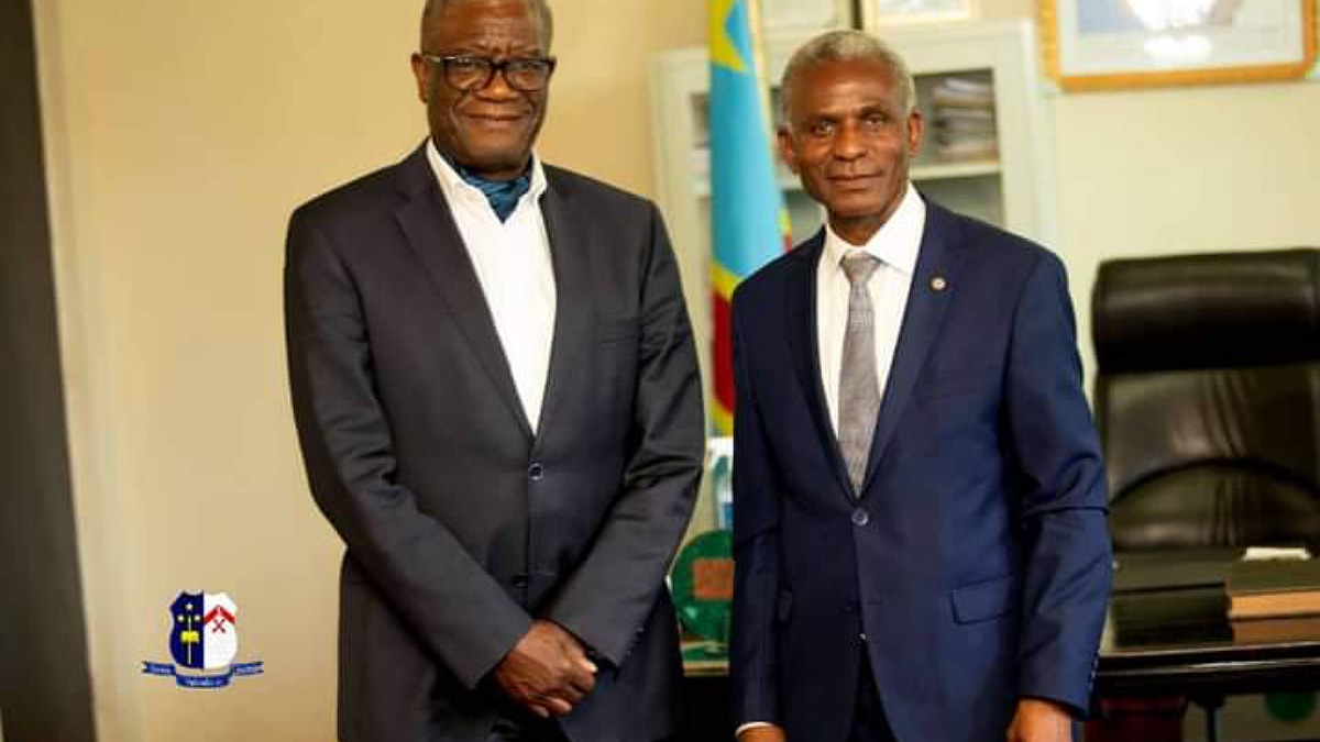 Denis Mukwege et Gilbert Kishiba