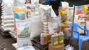 des produits alimentaires