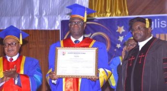 Lubumbashi : le Dr Dénis Mukwege a reçu le diplôme « Honoris Causa » de l’Université de Lubumbashi