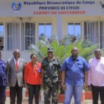 le gouverneur militaire luboya et l'Ambassadeur du Kenya