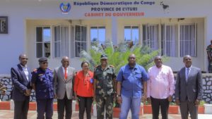 le gouverneur militaire luboya et l'Ambassadeur du Kenya