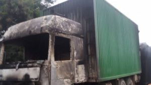 véhicules incendiés