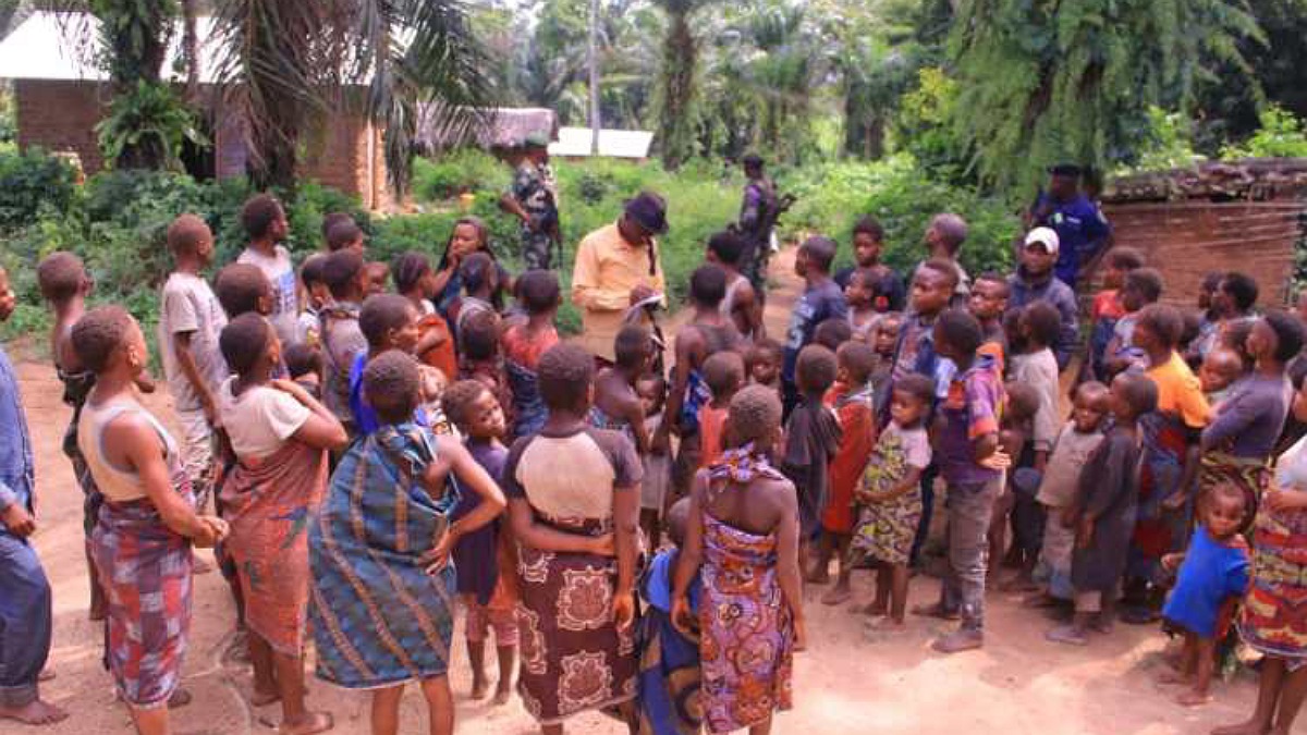 otages pygmées captivés par les ADF ont été libérés