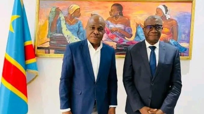 Martin Fayulu Madidi et Dénis Mukwege Martin Fayulu Madidi et Dénis Mukwege