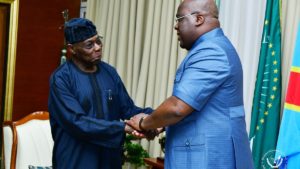 Félix Tshisekedi et Olusegun Obansanjo