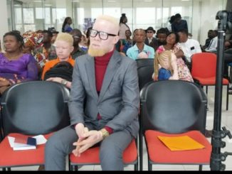 Lubumbashi Sensibilisation des albinos