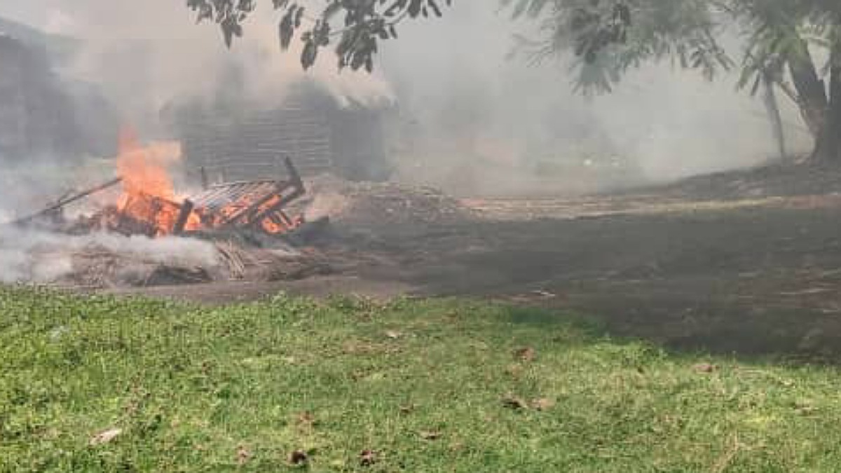 Beni : Un poste de patrouille des gardes Parc incendié par les manifestants en colère après le meurtre d’un cultivateur à Kasindi