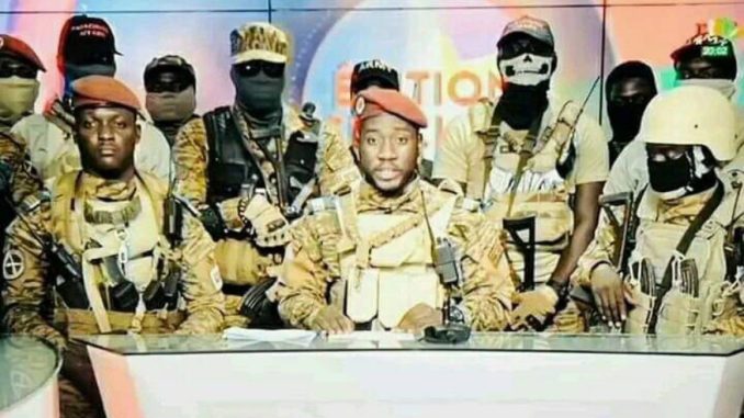 Urgent - Burkina faso : le chef de la junte démis de ses fonctions, annonce des militaires à la télé 1 coup d'etat burkina faso