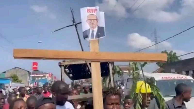 Goma manifestation M23 Paul Kagame Rwanda