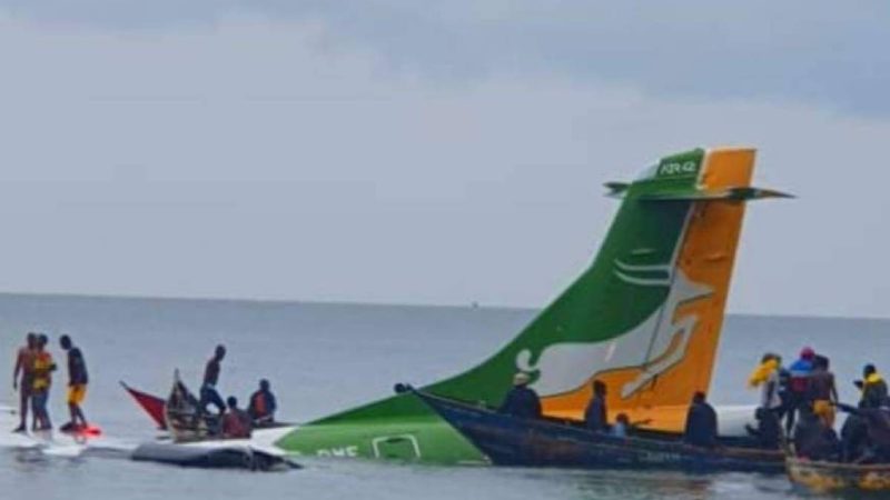 Tanzanie Un avion s'est écrasé sur le lac Victoria