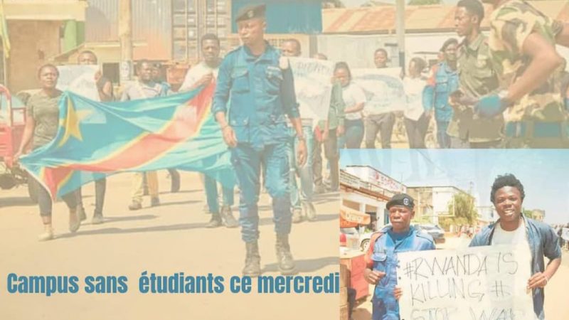 Beni marche étudiant contre Rwanda