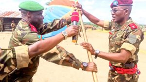 Arthur Nzam prend la commande de la 32e brigade Réaction Rapide