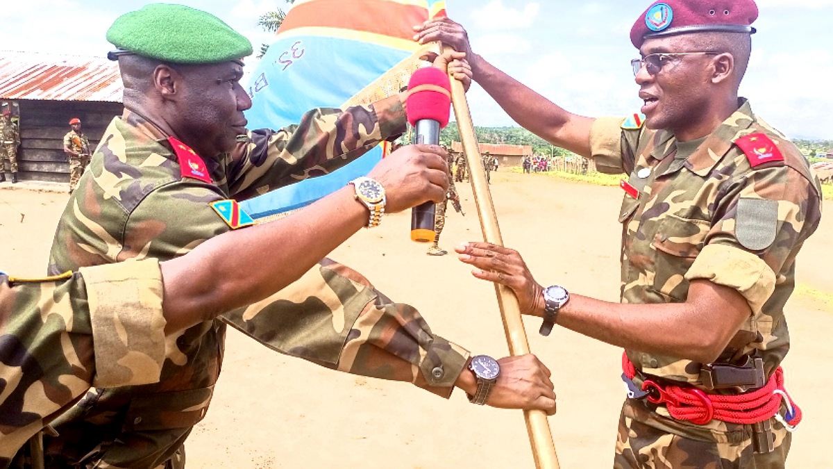 Arthur Nzam prend la commande de la 32e brigade Réaction Rapide