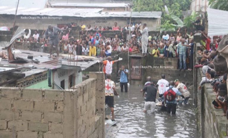Inondation Kinshasa pluie diluvienne