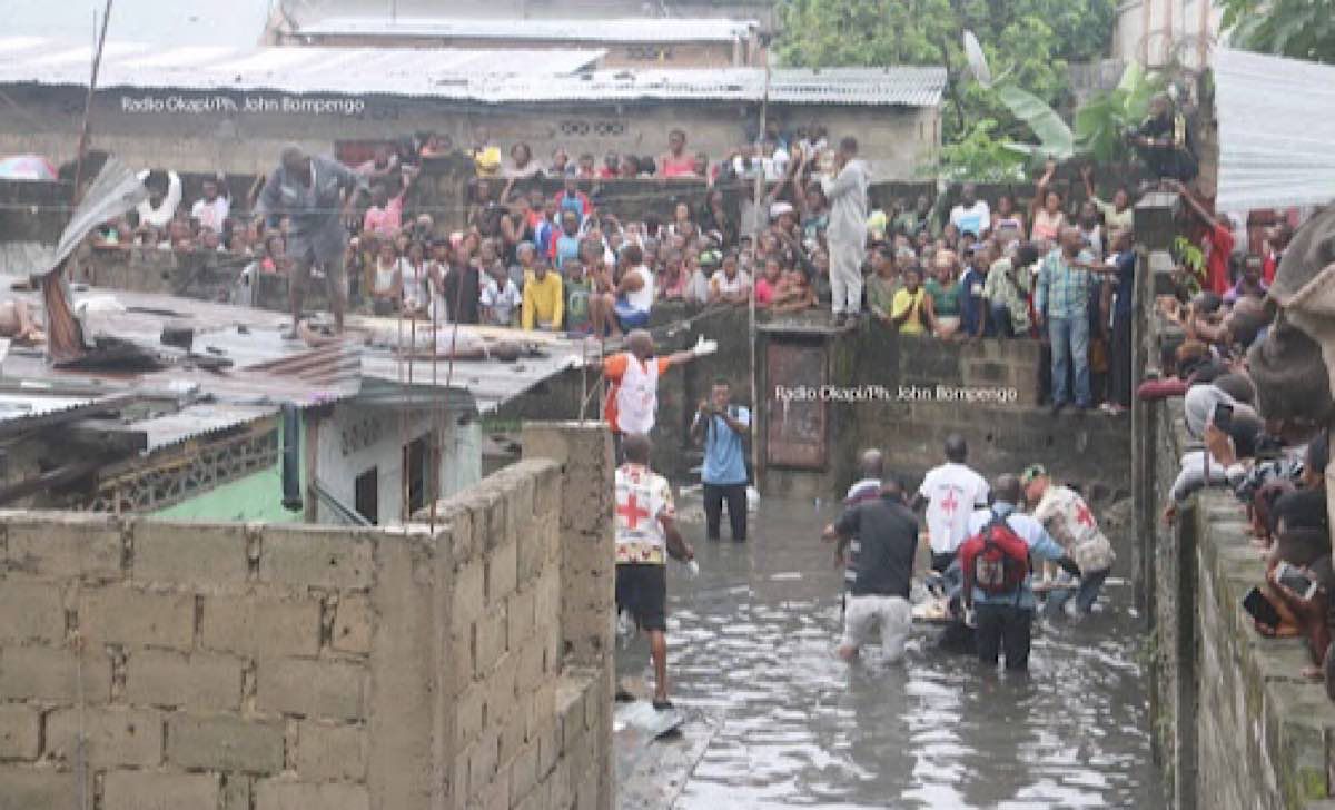 Inondation Kinshasa pluie diluvienne