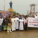 À Beni, les fidèles catholiques marche