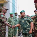 Général Christian Tshiwewe aujourd'hui visite EACRF
