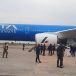 RDC : L'avion transportant le Pape