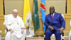 Pape François et Felix Tshisekedi