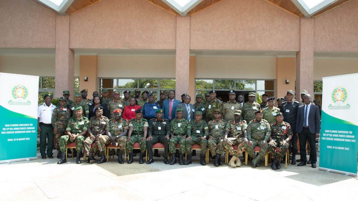 Rwanda Délégués des forces armée EAC