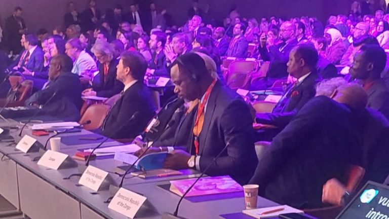 Genève Conférence Education Cannot Wait La RDC représentée par Tony Mwaba