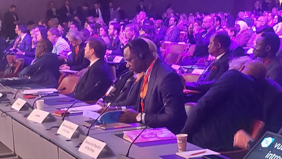 Genève Conférence Education Cannot Wait La RDC représentée par Tony Mwaba