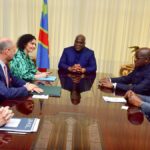 Félix Tshisekedi a échangé avec Hadja Lahbib