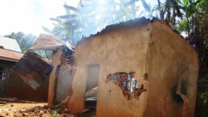 un incendie criminel