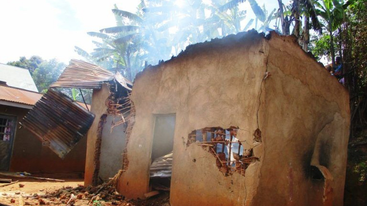 un incendie criminel