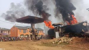 Incendie dans une station-service de Bunia