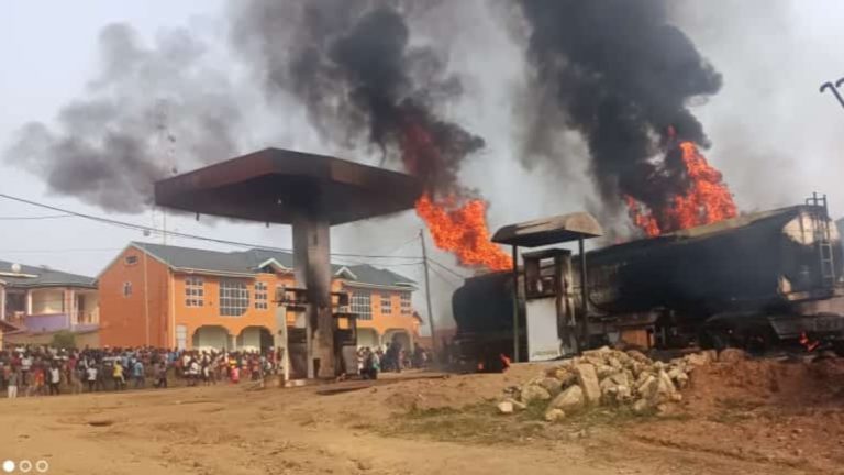 Incendie dans une station-service de Bunia