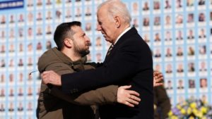 Le président américain Joe Biden en visite surprise à Kiev
