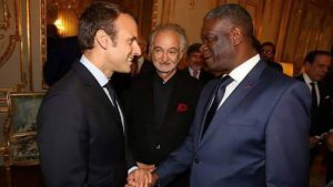 Macron ET Mukwege/Photo Archive 2022