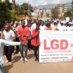 marche pacifique de l'ECiDé, LGD et Ensemble pour la République