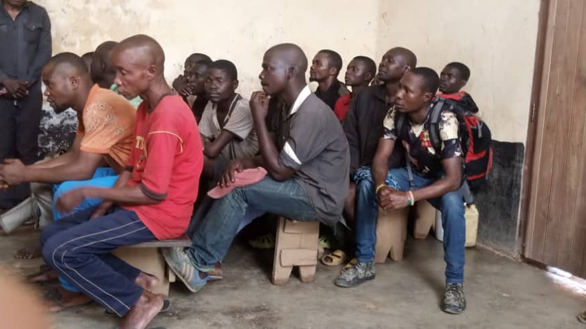 détenus de la prison de Mambasa