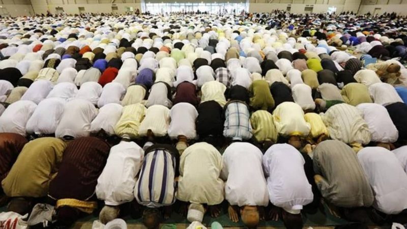 Les musulmans en prière